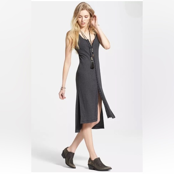 Free People Drop Needle Rib Venice Dress - Picture 1 of 16